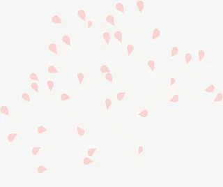 小清新粉色花瓣免抠