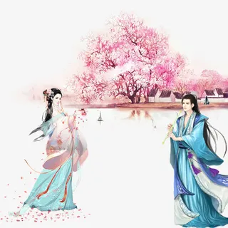 桃花美女情缘免抠