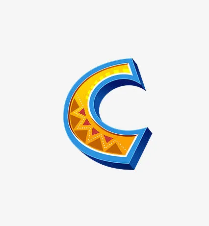 长颈鹿字母c免抠