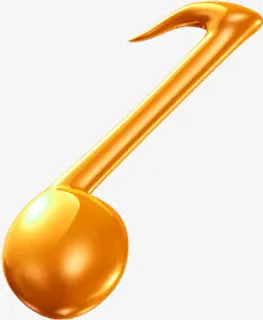 金色音符圣诞素材免抠