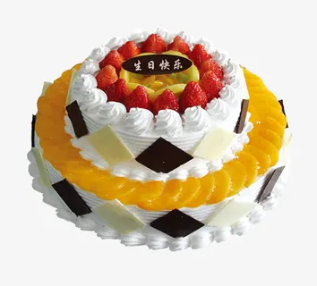 双层生日蛋糕免抠