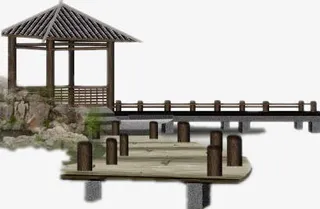 亭子和走廊免抠