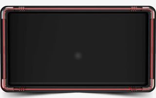 正方形黑色机械边框设计效果免抠