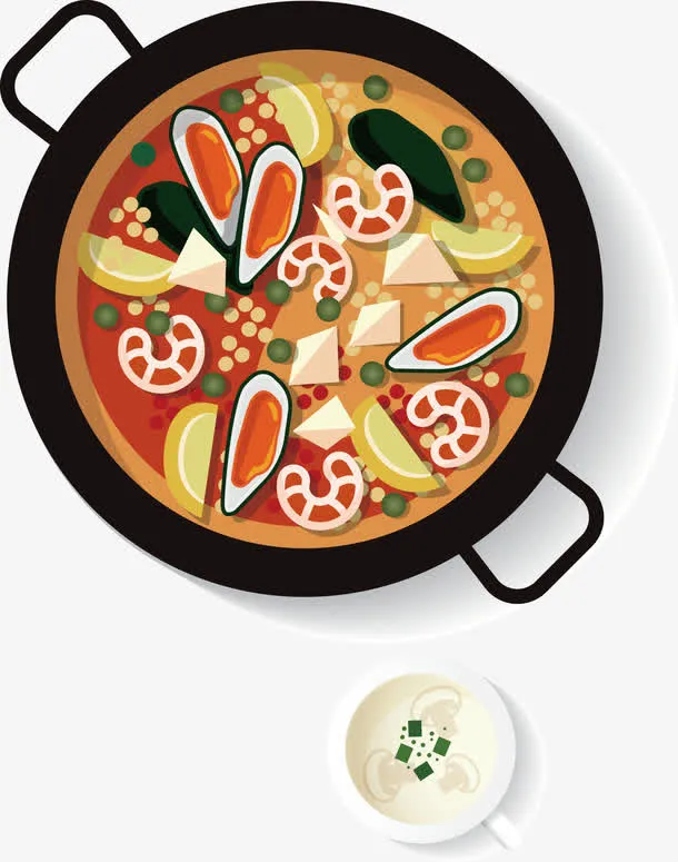 扁平化食物免抠