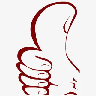 竖起你的大拇指免抠