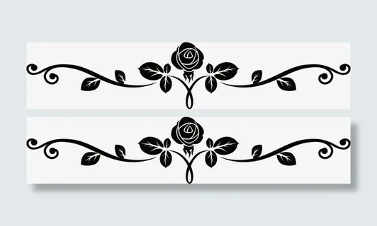 精美花边分割线免抠