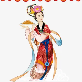 中秋仙女免抠