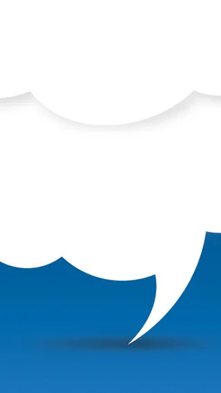 白色扁平化对话框矢量图H5背景高清