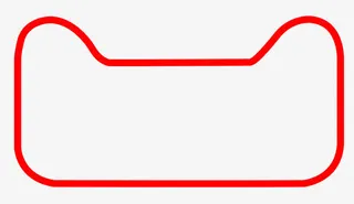 手绘扁平风格天猫logo头部免抠