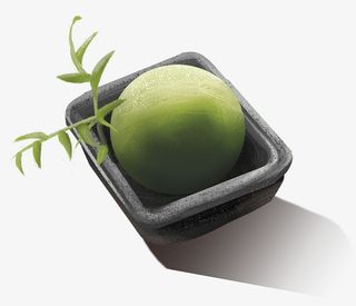 手绘食物插图清明节寒食青团免抠