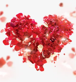 红色情人节字体免抠