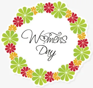 妇女节主题矢量素材免抠