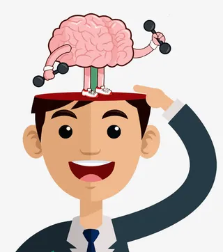 招募最强大脑招聘海报免抠