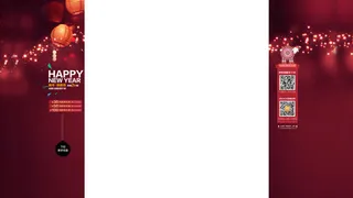 红色灯光灯笼固定背景