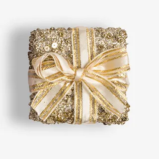 金色礼盒情人节元素免抠