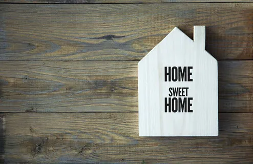 白色房屋形框免抠