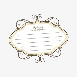 卡通文本框免抠