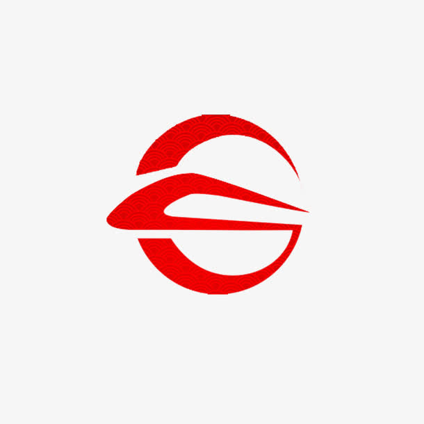 高铁祥云标志矢量图免抠
