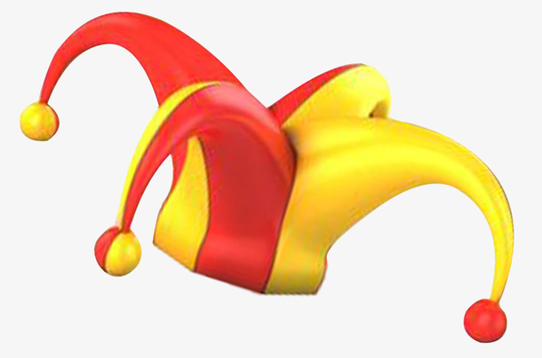 愚人节卡通小帽小丑免抠