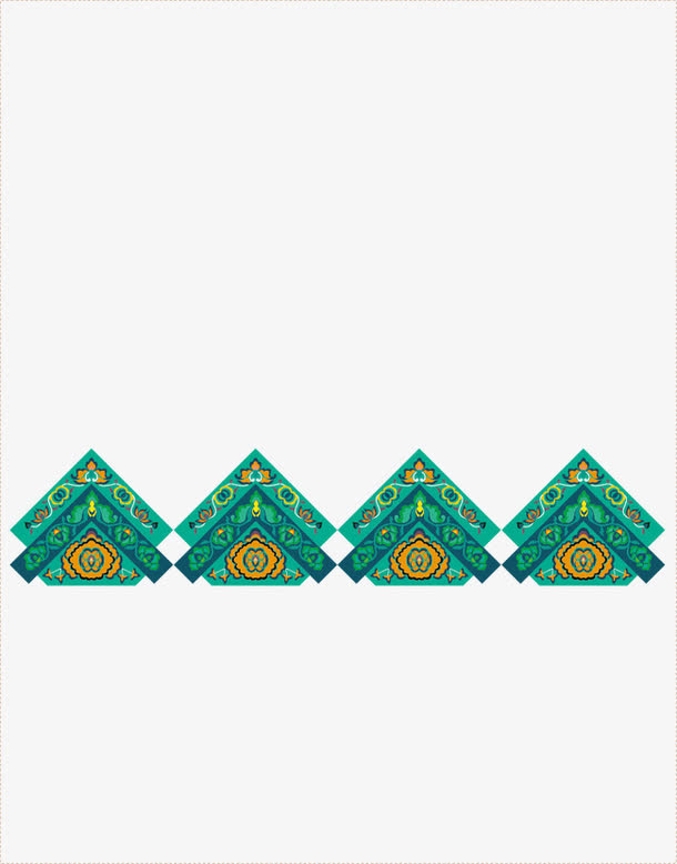 中国少数民族衣服图案免抠