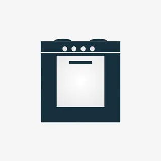 手绘扁平化电磁炉免抠