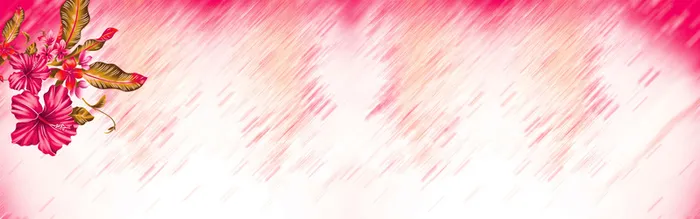 卡通粉色花卉背景高清