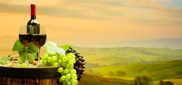 葡萄酒背景高清