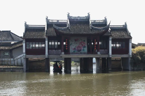 水上戏台免抠