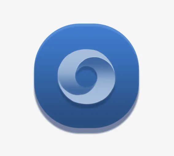 蓝色浏览器免抠