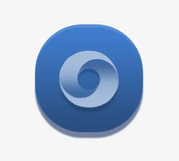 蓝色浏览器免抠