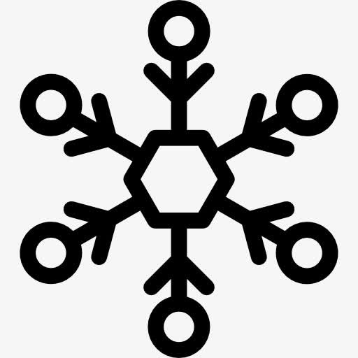 圣诞雪花图标免抠