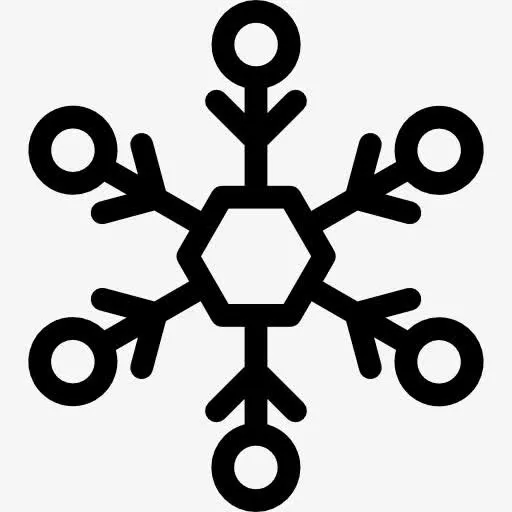 圣诞雪花图标免抠