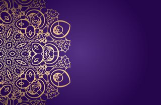 高贵浪漫紫色花纹邀请卡矢量背景高清