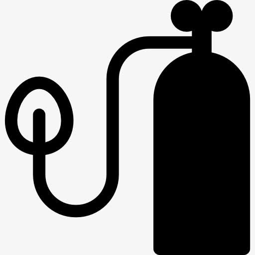 氧气瓶、面罩图标免抠