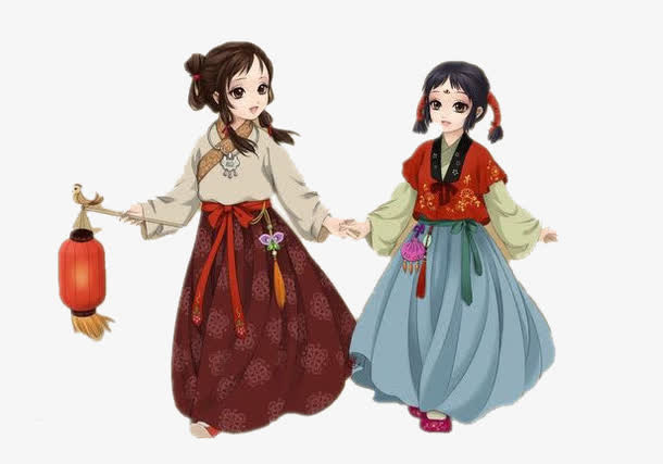 年画娃娃免抠