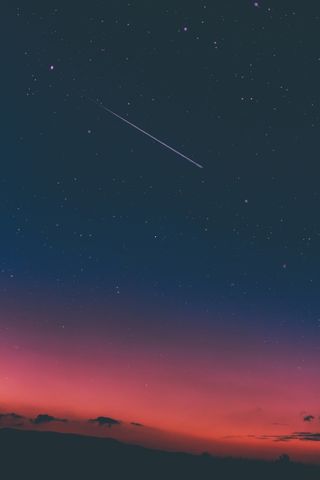 璀璨的星空流星高清