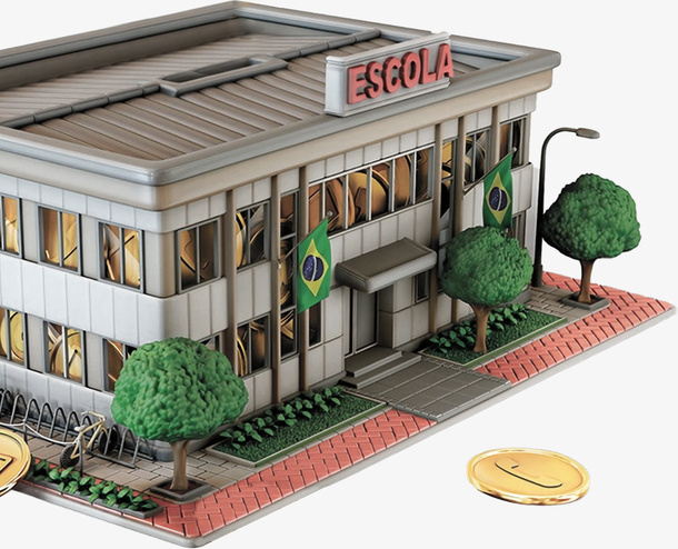 商铺 商业 C4D 店铺 金币免抠
