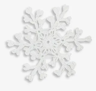 灰色雪花素材免抠