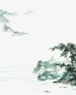 水墨假山免抠