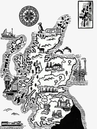 复古英国地图免抠