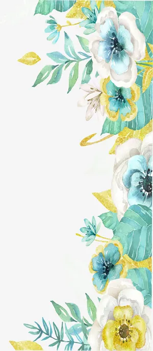 海报植物夏日小清新花朵免抠