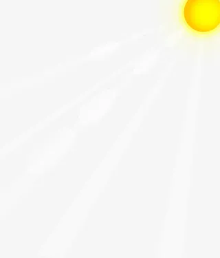 创意合成手绘夏天的太阳免抠