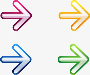 矢量立体箭头图标免抠