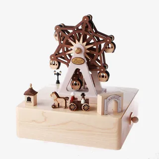 游乐园摩天轮音乐盒免抠