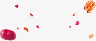 坚果水果食品漂浮素材免抠