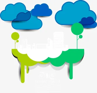 创意城市背景矢量素材