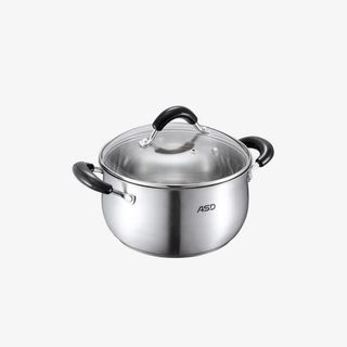 爱仕达可视复底加厚不锈钢汤锅免抠