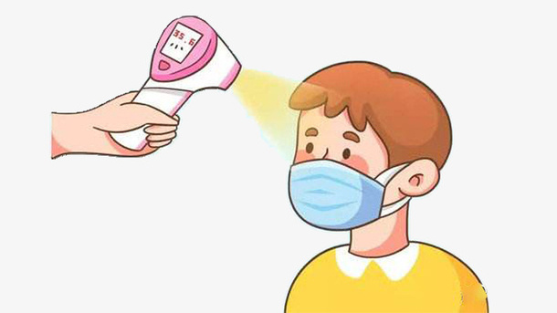 主动测量体温免抠