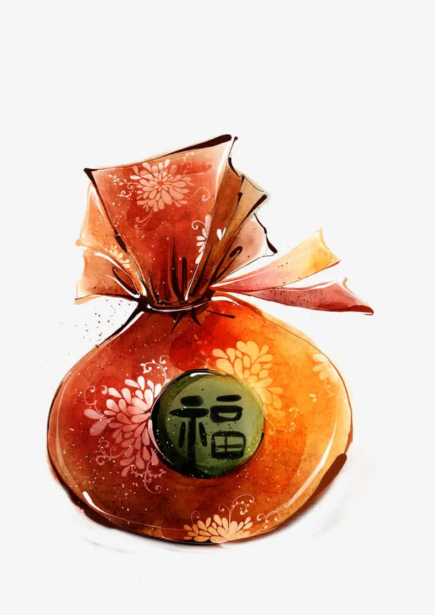 福袋钱袋钱包免抠