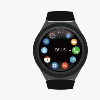 黑色高科技手表免抠